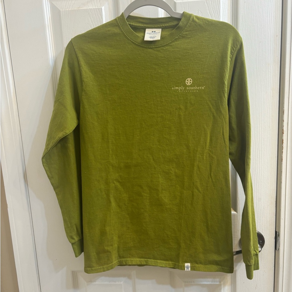 Simply Southern Olive Green Logo Tee